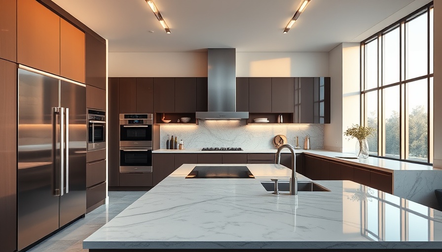 Luxurious modern kitchen design with high-end features