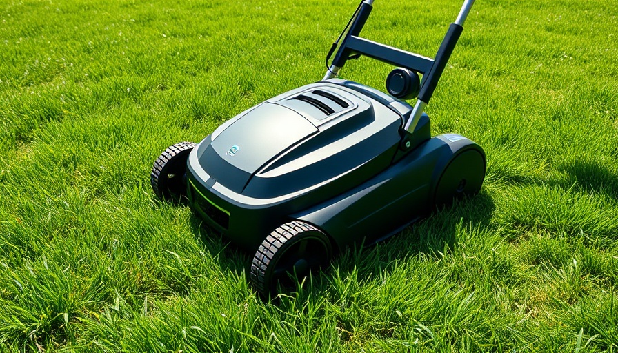Robot lawn mower trimming grass on a sunny day, worth the splurge.