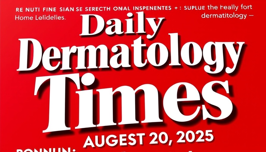 Daily Dermatology Times cover August 20, 2025, non-invasive treatments.