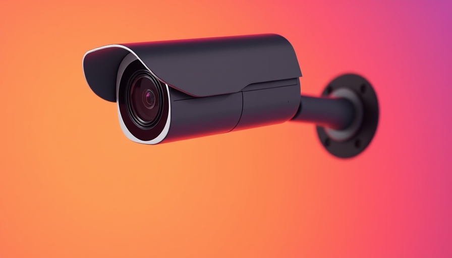 Sleek modern security camera for Labor Day home security deals.
