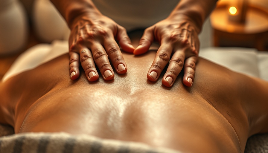 Benefits of massage therapy session close-up with relaxing atmosphere.