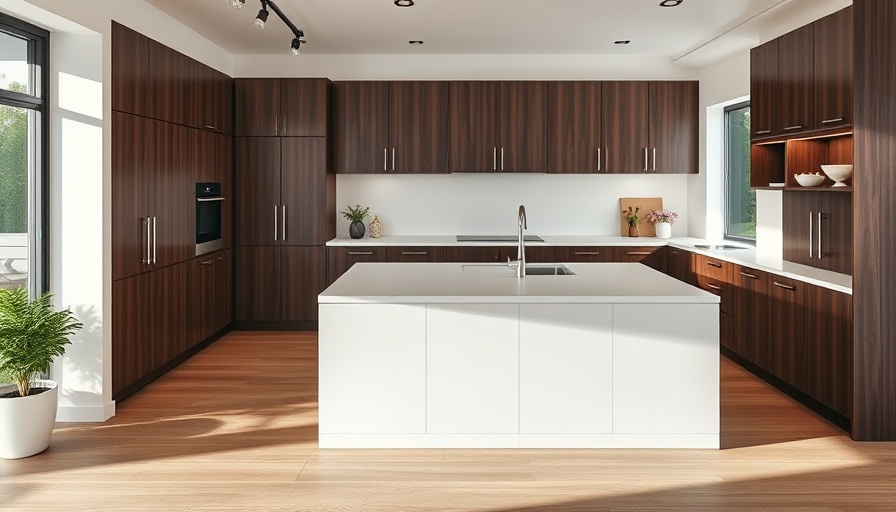Modern kitchen with beautiful inset cabinetry and elegant design.