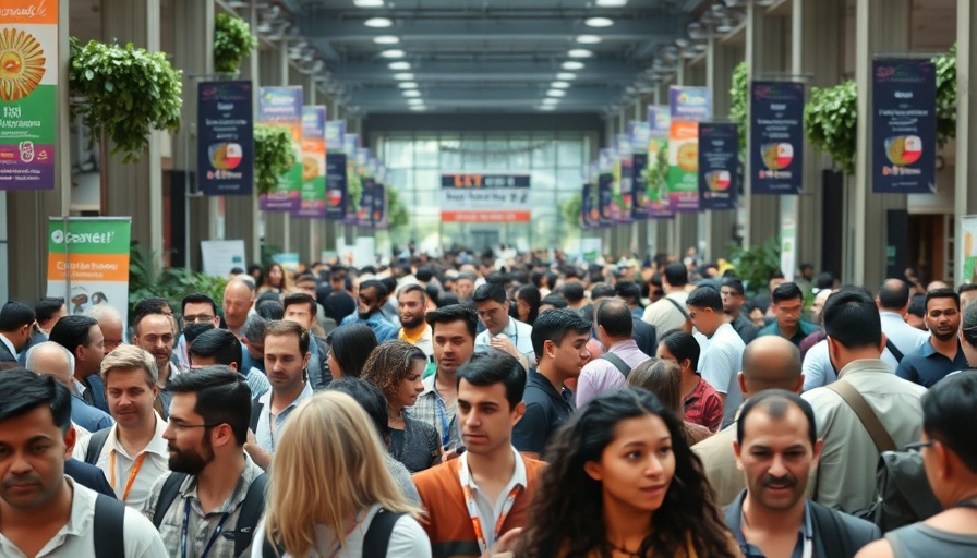 CERSAIE 2025 crowd gathering, showcasing tile design trends.
