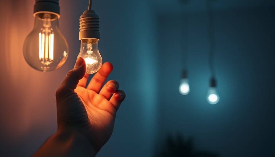 Exploring LED light lifespan with glowing bulbs.