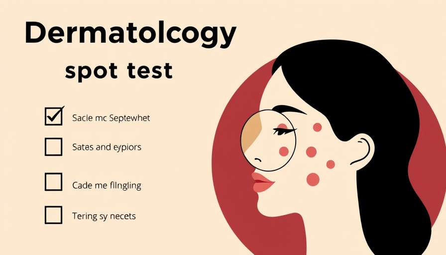 Non-invasive treatments graphic with Dermatology Times Spot Test theme