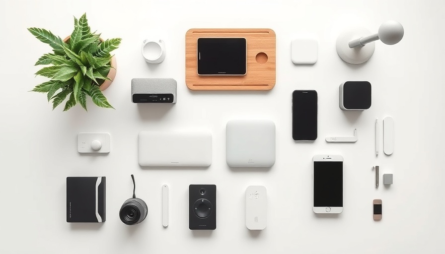 Smart home devices neatly arranged, featuring 2K Resolution Nest Cameras.