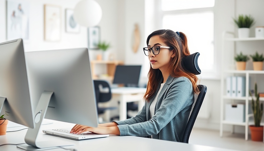 Prevent Joint Pain with Correct Sitting Posture in well-lit office.