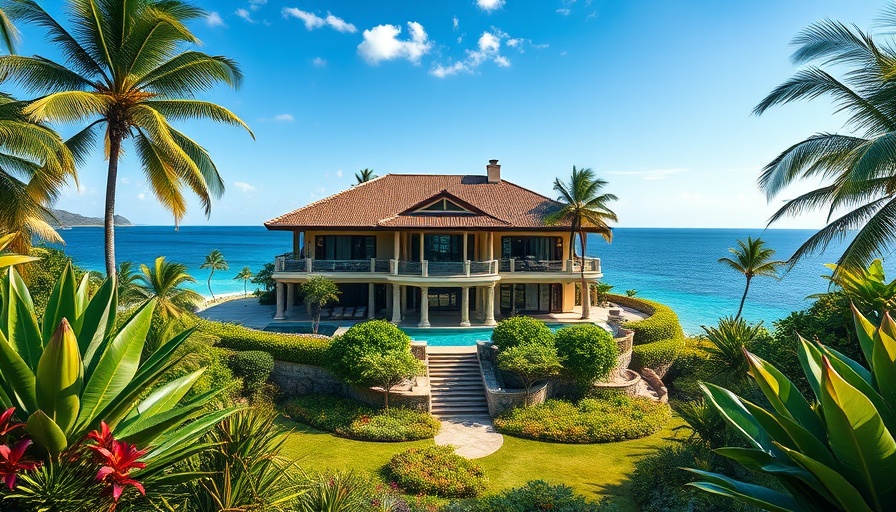 Luxurious villa with ocean view, showcasing upscale country club upgrades.