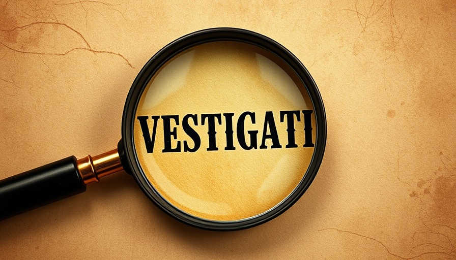 Magnifying glass on 'INVESTIGATION' representing scrutiny of Madhya Pradesh pharmaceutical companies.