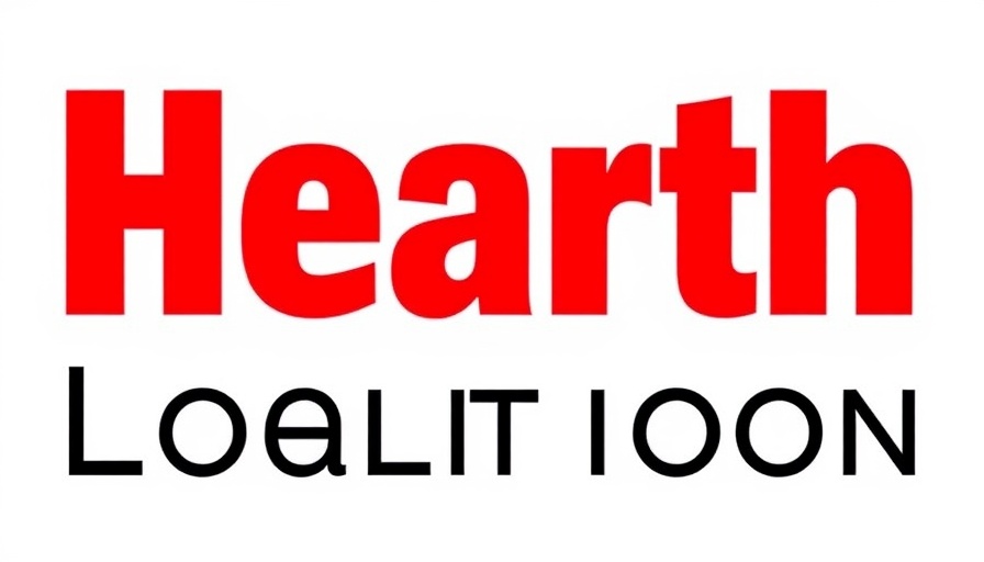 Logo with heartbeat line in red and yellow