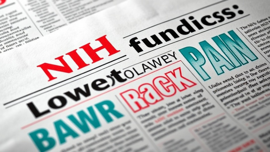 Newspaper highlights NIH funding for back pain research.