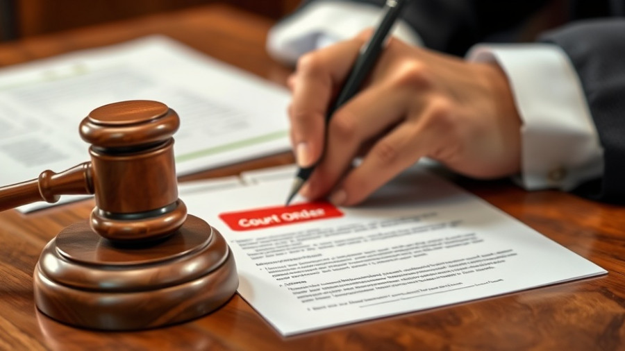 Judge's hand with gavel court order on desk, Punjab Government Healthcare Accountability.