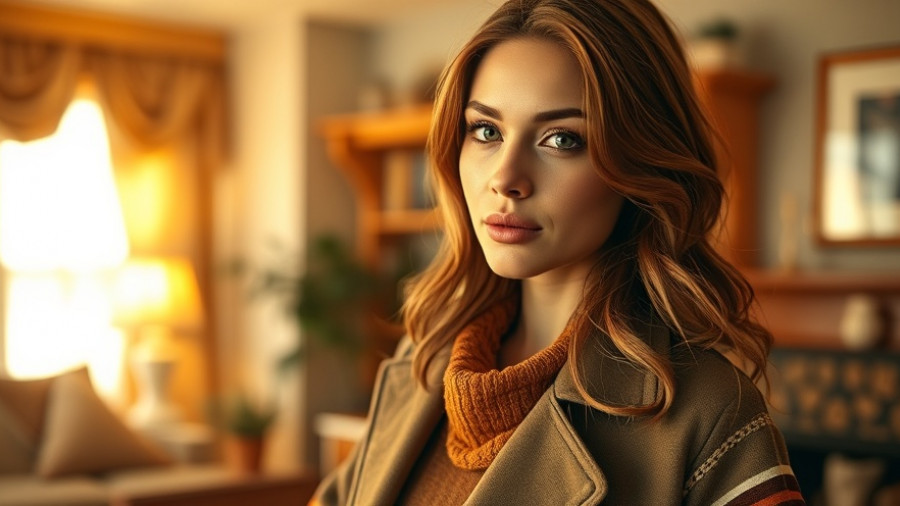 Young woman interacting in a cozy home, showcasing unique home designs.