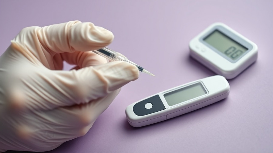 Glucose test for diabetic teens, highlighting neuropathy risk.