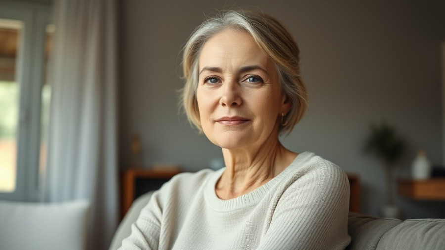 Finding balance in your life with a serene woman indoors.