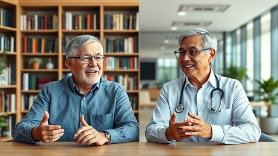 Health and wellness discussion between two professionals on hypercortisolism.