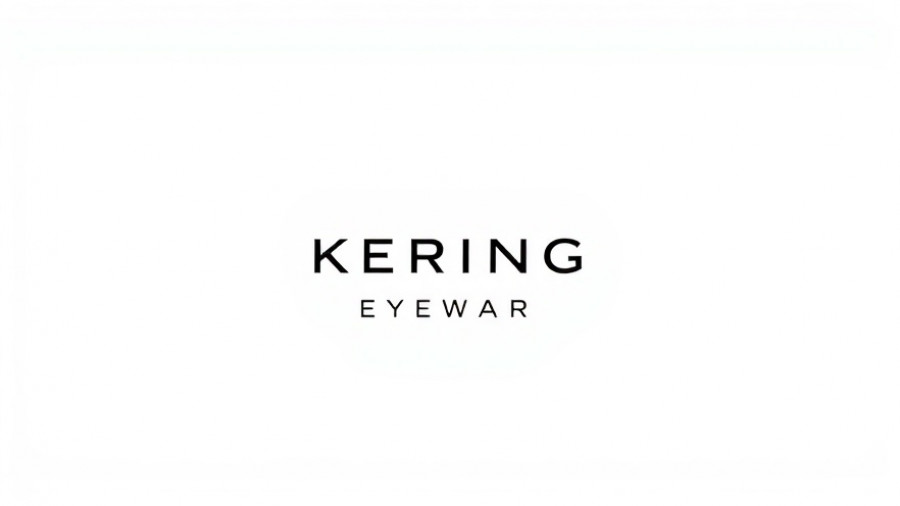 Kering Eyewear logo on a white background.