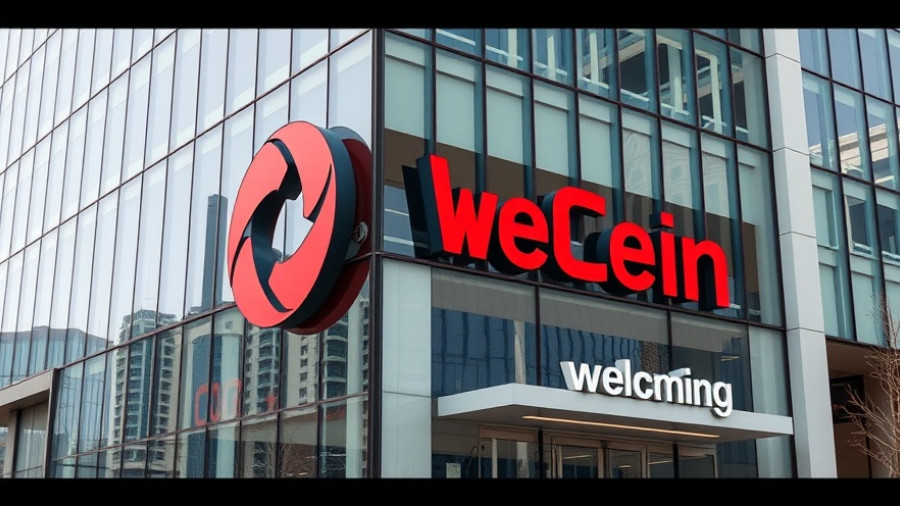 Eli Lilly headquarters with logo reflecting corporate image