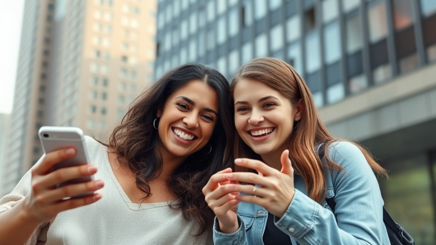 Guess the Celebrity Smile game with two people engaged outdoors.