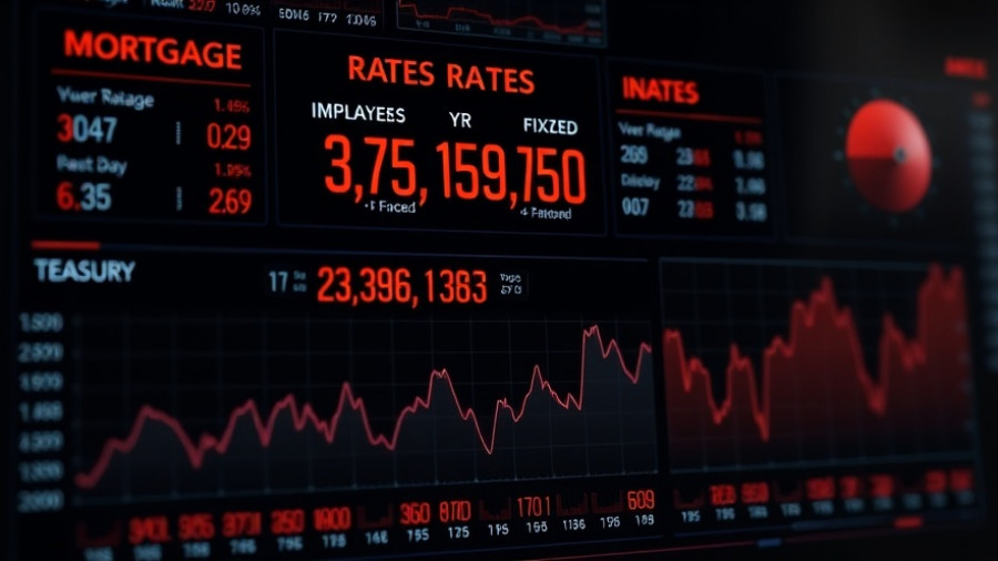 Mortgage Rates and Inflation Data dashboard showing financial trends.