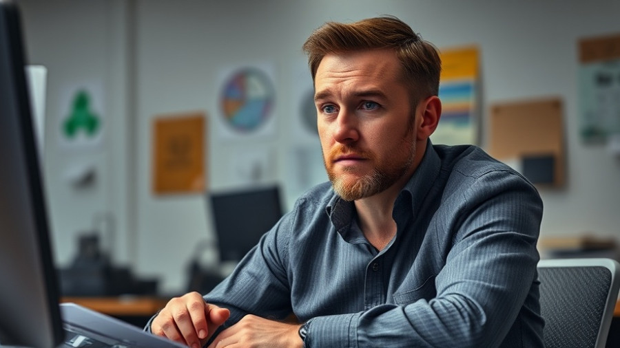 Focused man considering phone number on truck question.