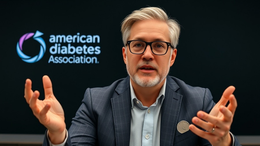 Professional discussing diabetes discrimination in a virtual meeting.