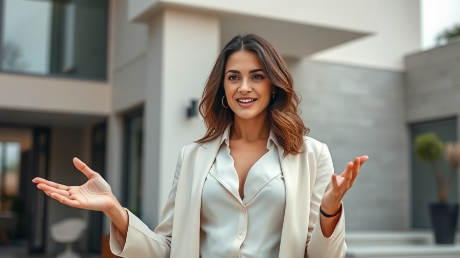 Stylish woman discussing home renovations for great ROI in modern setting.