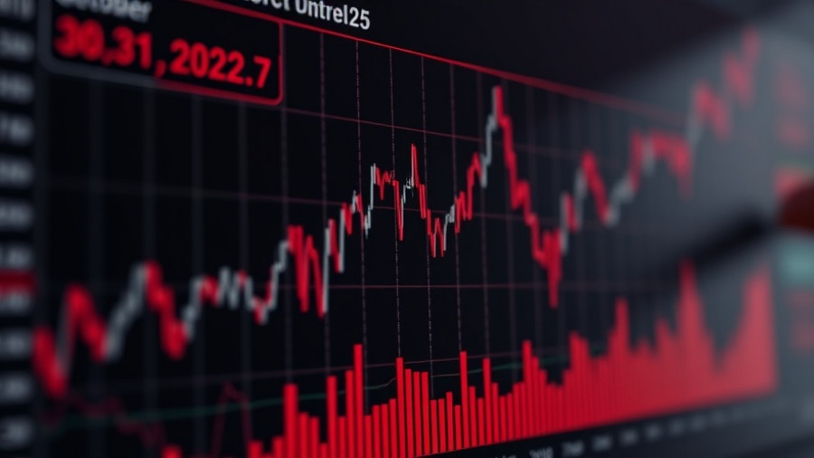 Graph showing mortgage rates trends for October 2025, dark theme.