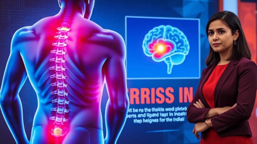 Back pain and stroke crisis in India featured in health broadcast.