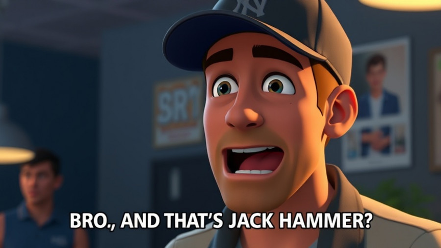 Man sharing roofing tips energetically indoors, text overlay.