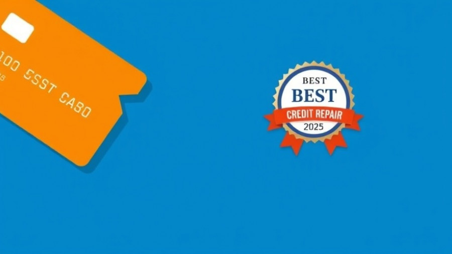 Best Credit Repair Companies November 2025 illustration with patched credit card.