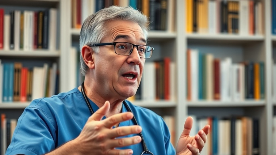 Lifelike middle-aged person in blue scrubs talking about pet care costs 2025.