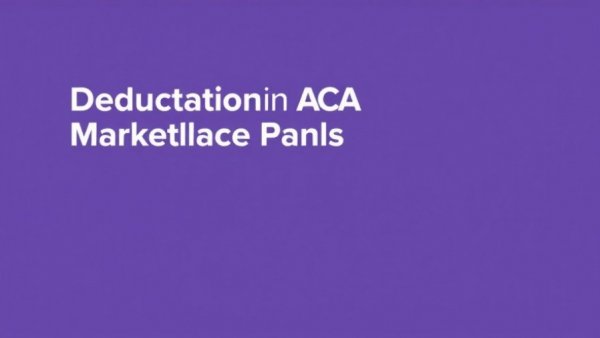 Text on purple background discussing deductibles in ACA Marketplace Plans