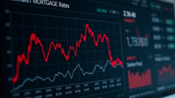 Mortgage rate recovery trends shown in a detailed financial dashboard.