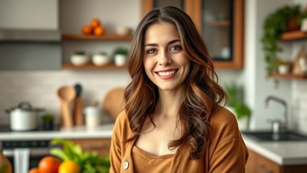 Woman giving advice on fluoride-free toothpaste recommendations.