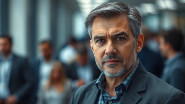 Tim Davie's resignation impact on media ethics portrayed by a determined man.