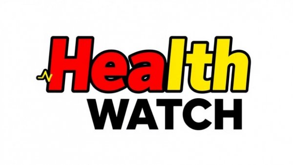 Clean and modern health watch logo design.