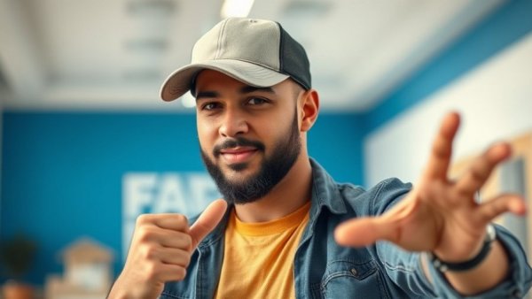 Man speaking passionately about roofing industry growth indoors.