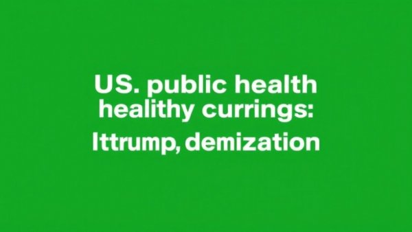 Banner on U.S. Public Health Policies Trump Administration