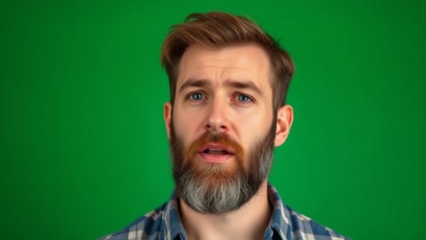 Are Eye Floaters Normal or Dangerous? Man explaining with a serious look.