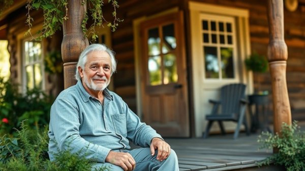 Generational bond on porch reflecting 50-year mortgage impact.