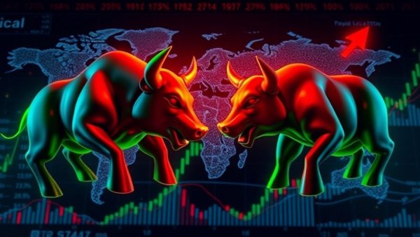 Nasdaq Big Dip Trading Insights abstract financial illustration.