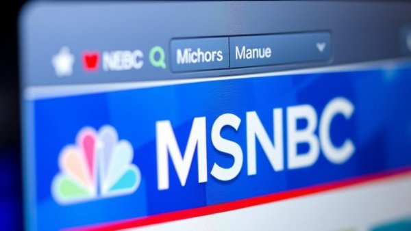 MSNOW news website close-up for seniors with MSNBC logo.