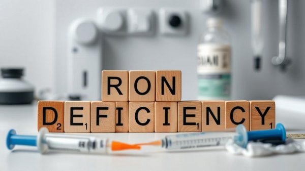 Syringes for new treatment for iron deficiency.