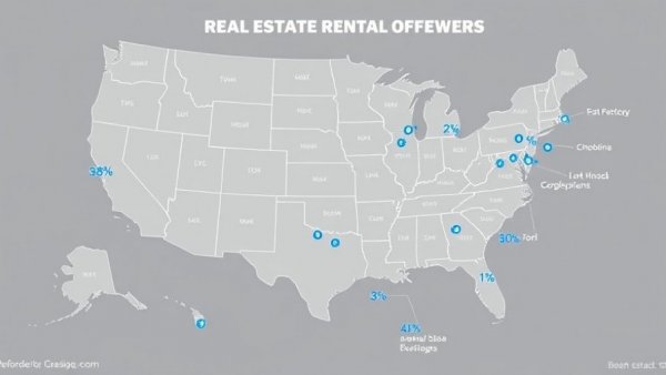 U.S. map highlighting cities where homes lost value.