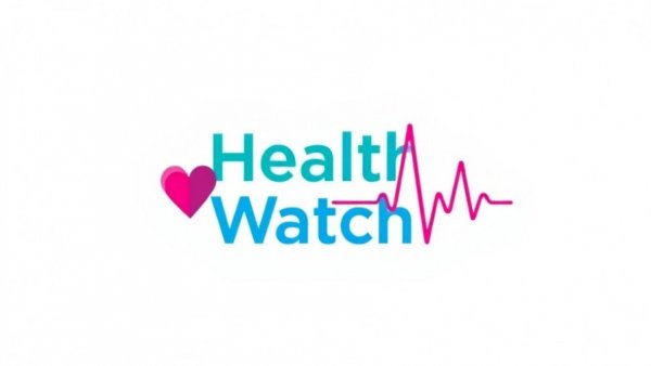 Health Watch logo with heartbeat line.