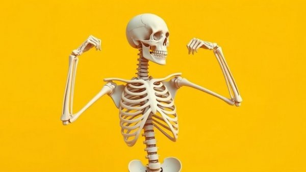 Skeleton flexing arms for targeted osteoporosis treatment concept
