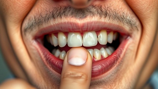 Close-up of missing molar tooth illustrating tooth loss mortality risk.