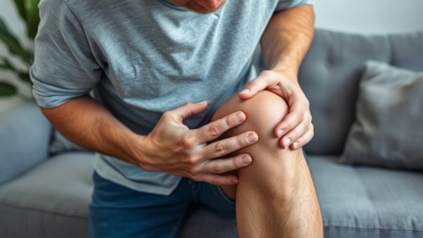 Person with knee pain demonstrating need for best exercises to ease knee arthritis pain.