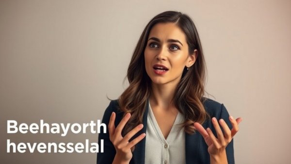 Woman explaining freeze appease fawn response with text overlay.